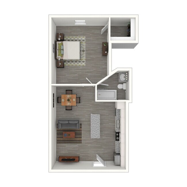 One Bedroom - Remodeled 209 floor plan